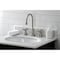 Kingston Brass KS2988ZX Millennium Widespread Bathroom Faucet W/ Brass Pop-Up, Nickel KS2988ZX - alternate 5